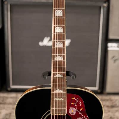 Epiphone J-200 Acoustic/Electric Guitar - Aged Vintage Sunburst Gloss - Used image 5