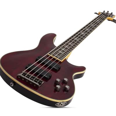 Schecter SCH.2041 Omen Extreme-5 Dark Cherry Bass image 3