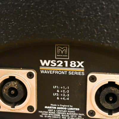 Martin Audio WS218X Dual 18" Passive Subwoofer Speaker System CG01ZPE *ASK FOR SHIPPING* image 10
