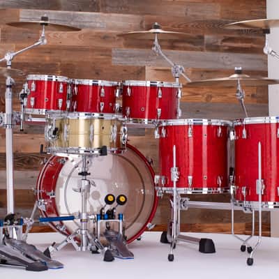 YAMAHA PHOENIX PHX 6 PIECE DRUM KIT, TEXTURED RED GARNET image 16