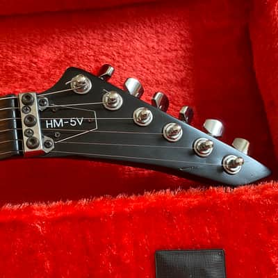 Washburn HM-5V Guitar.  1985 - Black Bloodburst. Extremely Rare Vintage Made in Japan image 9