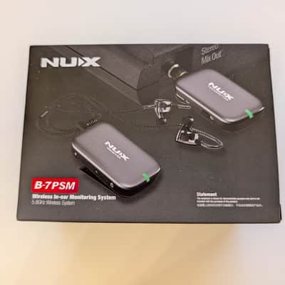 NUX B-7PSM Wireless In-Ear Monitor System (5.8GHz) — Mint, Open-Box, Complete with Original Box & Case image 1