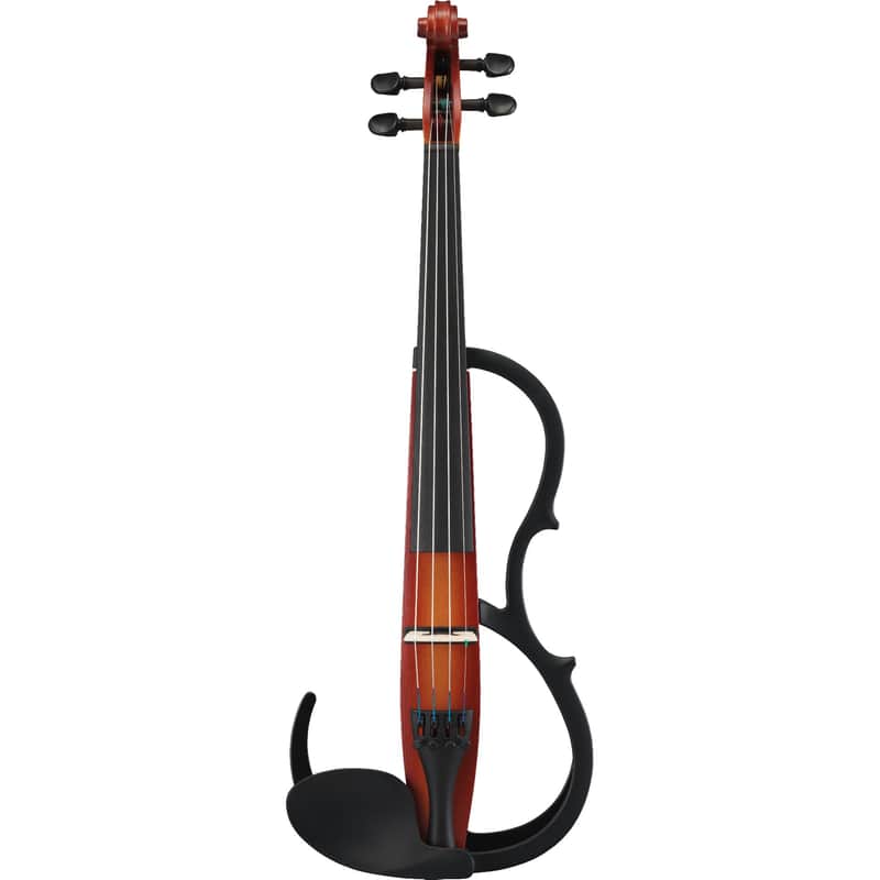 Yamaha SV250 Pro Series 4 String Silent Violin, Shaded Brown Finish