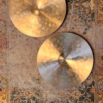 Zildjian PROTOTYPE FAT HATS Hihats 14” Hand Selected! Perfect 1002 912 g ONLY THE K LOGO CONCEPT OF A CONCEPT image 2