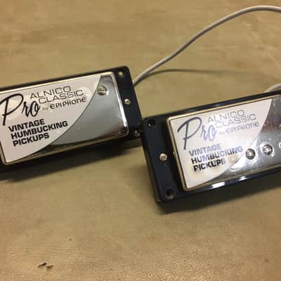 Epiphone Alnico Classic Pro Humbucker Set 2017 Nickel image 1