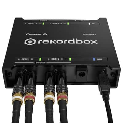 Pioneer DJ INTERFACE-2 2-Channel Audio Interface for rekordbox DJ Control image 3