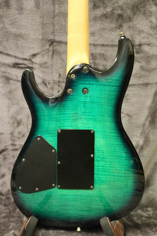 Ibanez S540 FM Custom 1996 Green Burst | Reverb