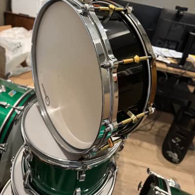 Noble&Cooley 5x14 SS Classic Solid Shell Snare Drum - Black Laquer image 13