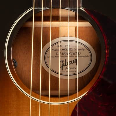 2009 Gibson J-45 Standard - Vintage Sunburst | USA Slope Shoulder Dreadnought Acoustic Guitar L.R. Baggs Pickup | OHSC image 18