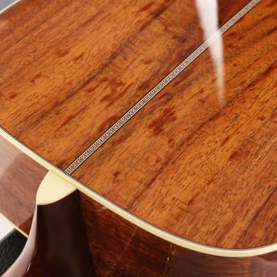 Martin Custom Shop Dreadnought Highly Flamed Koa 42 Style 2024 image 10