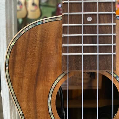 Honolua Kohala Deluxe Concert Acoustic Electric Ukulele, Acacia image 5