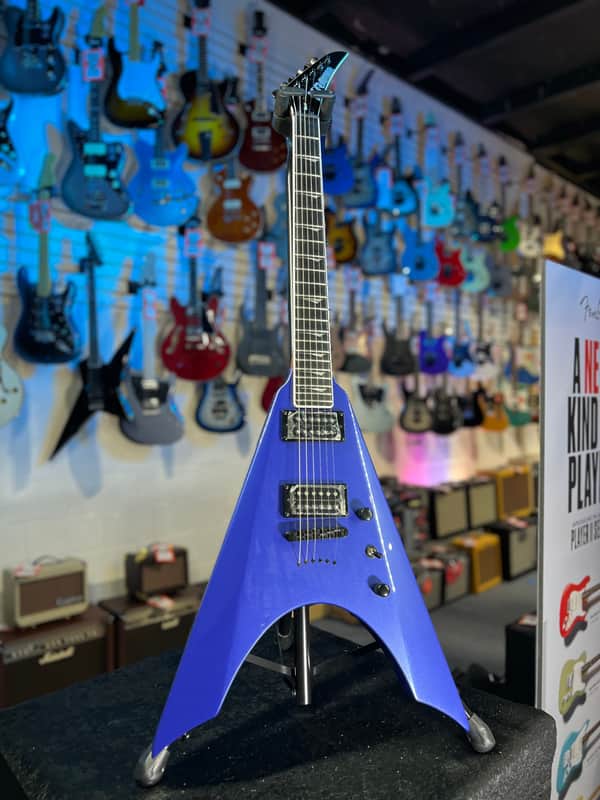 Kramer Nite-V Electric Guitar with Gigbag - Royal Blue Metallic Auth Deal Free Shipping! FREE PLEK! image 1