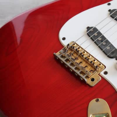1980's Bill Lawrence (by Morris Japan) BC2R-70G Stratocaster (Red