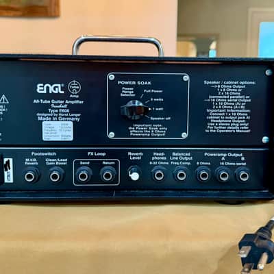 Engl Ironball Type E606 2-Channel 20-Watt Lunchbox Guitar Amp Head 2010s - Black image 2