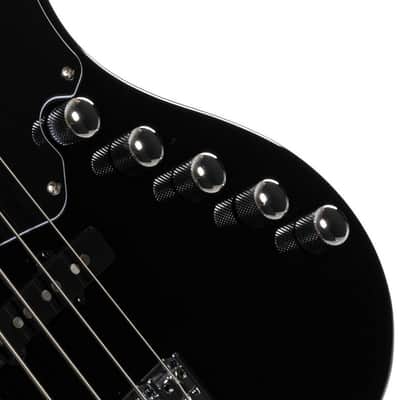 Cort Elrick NJS 4-String Electric Bass, Black image 7