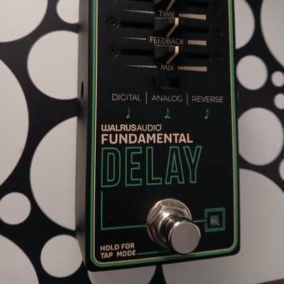Walrus Audio Fundamental Delay 2023 - Present - Black / Green image 2
