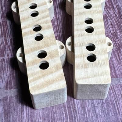 Guilford 5A Jazz Bass Pickup Cover Set - fits Seymour Duncan - USA image 2