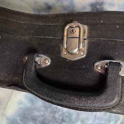Immagine Vintage RARE 1955 Gypsy Joe Harmony Arch Top Acoustic Guitar Hard Shell Case - 7