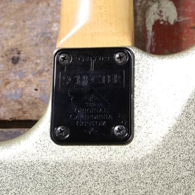 1997 Schecter USA Custom Shop Hellcat Silverflake NOS image 9