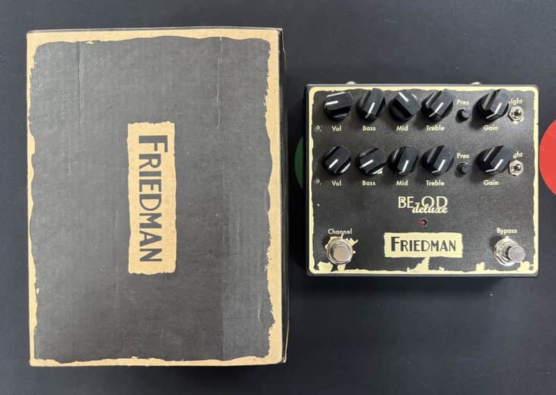 Friedman BE-OD Deluxe Overdrive 2-channel overdrive effect for guitar image 1