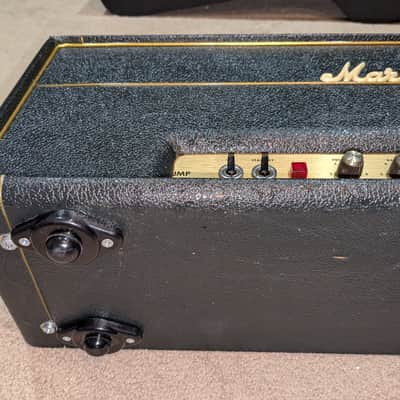 Marshall JMP 1959 Super Lead 2-Channel 100-Watt Guitar Amp Head 1967 - 1975 - Black image 5