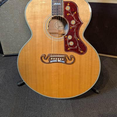 Gibson SJ-200 Standard Acoustic/Electric Guitar w/Case - Antique Natural (2017) image 3