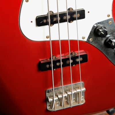 Fender Japan JB-62 Jazz Bass Reissue Candy Apple Red 1990 Pre-Owned image 6