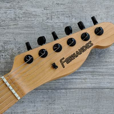 1990's Fernandes Japan TE Series Contemporary Telecaster (Black) image 2