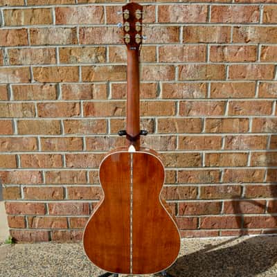 Fender PS-220E Parlor, Ovangkol Fingerboard, 3-Color Vintage Sunburst image 7