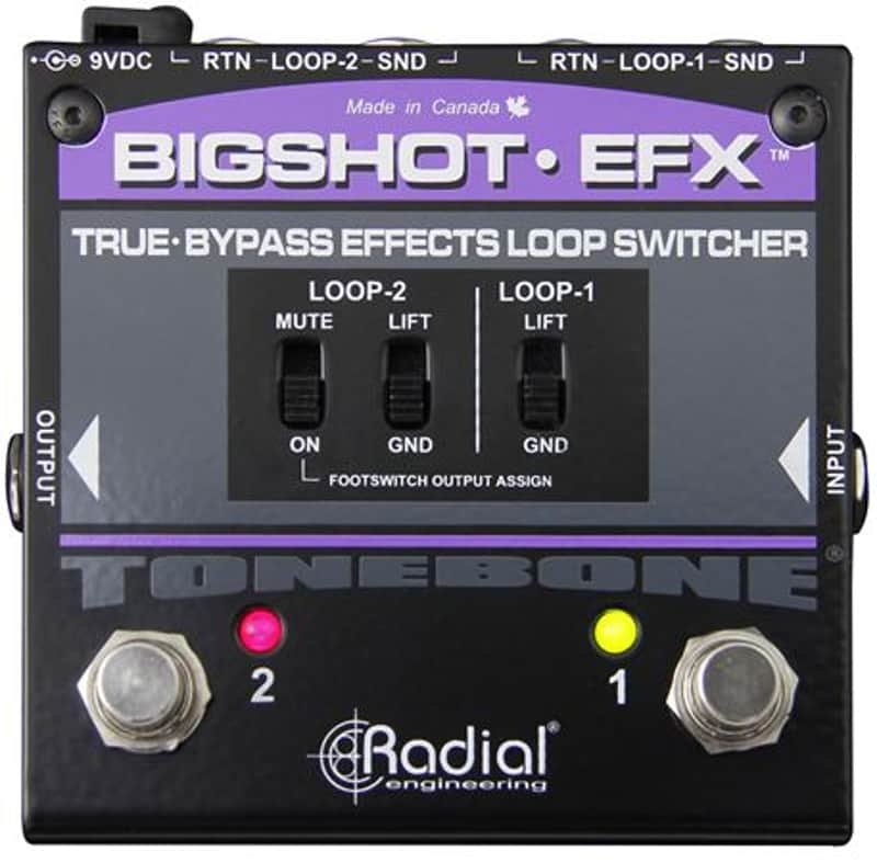 Radial Big Shot EFX True Bypass Effects Loop Selector Pedal image 1
