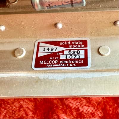 Melcor A-24 preamplifier module 1960’s - pre API 325 original vintage USA discrete microphone pre mic preamp image 3