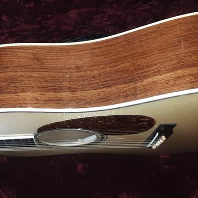 Marklund D-42S 2018  Moon Spruce/Madagascar  (Unreal 12 fret tone and string separation) image 4
