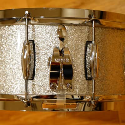 Gretsch GS651415 Brooklyn Series 6.5x14" Snare Drum in Silver Sparkle image 4