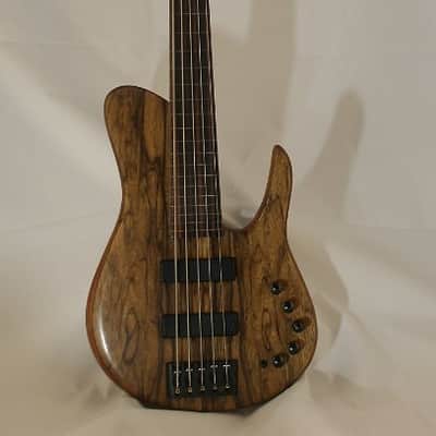 JCR SJ 5 Black Limba Fretless image 9