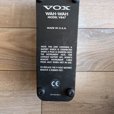 Vox V847 Wah 1994 - 2006 - Black / Chrome Made in USA image 3