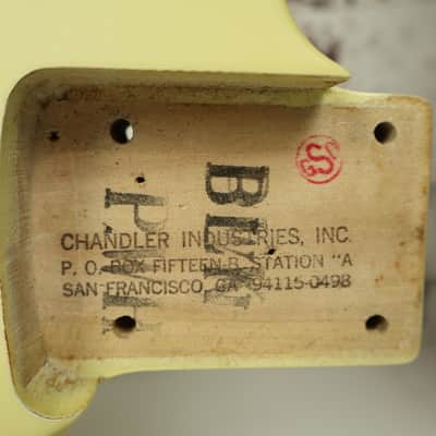 Vintage 80s Chandler Industries USA Kramer Pacer Guitar Body / Aged Cream image 7