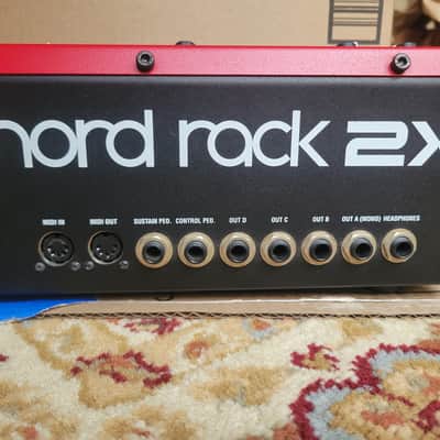 Nord 2X Rack 20-Voice Rackmount Virtual Analog Lead Synthesizer 2003 - 2014 - Red image 4
