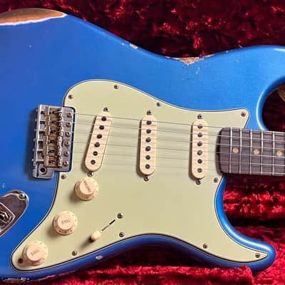 Fender Custom Shop Stratocaster '63 2023 - Aged Lake Placid Blue Relic image 3