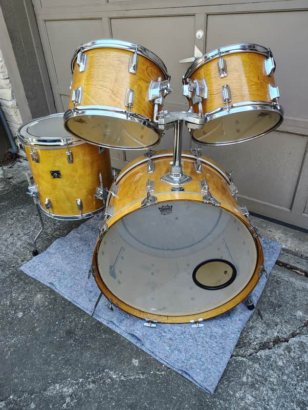 Tama Superstar 8x12,9x13,15x16, and 14x24 Drum Set image 1