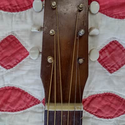 Vintage Kay Silvertone Model 319.12089 Acoustic Parlor Guitar image 6