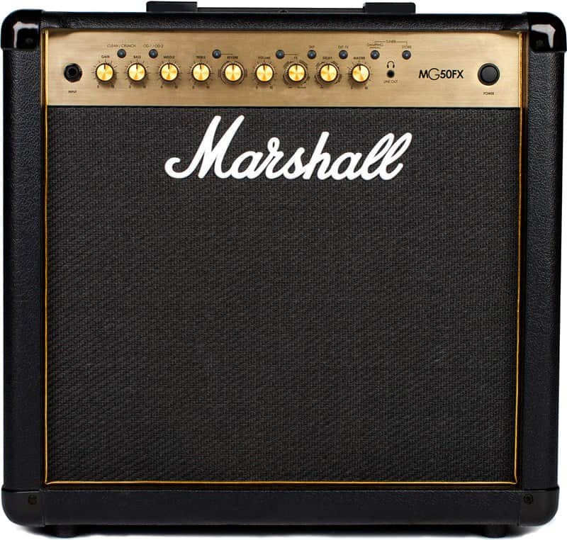 Marshall MG50GFX Guitar Combo Amplifer with Built-in Effects, Solid State, 50 W image 1