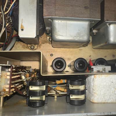 Selmer Stereomaster 100W (Dual 50W) Tube Amp Head 1965-1967 Metal Box | Fully Serviced w/ NOS GE Tubes | Syd Barrett Pink Floyd Era image 6
