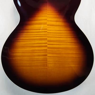 Yamaha SA2200 Semi-Hollowbody Guitar, Sycamore Top, MIJ, Brown Sunburst, Factory Blemish image 12