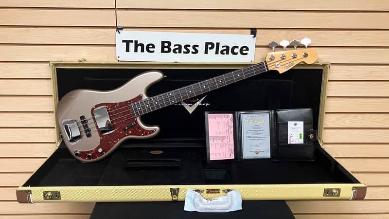 Fender Custom Shop 59 P Bass Special - New Old Stock - Shoreline Gold - 9.6 lbs - Serial # R148614 image 1