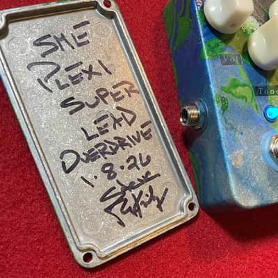 PLEXI SUPERLEAD OVERDRIVE PEDAL with TRUE BYPASS & SUPER BLUE LED by STEVE MCKINLEY ELECTRONICS CUSTOM SHOP *RARE* image 16