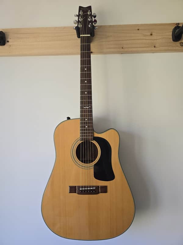 Vintage Washburn D-12CE/N 1986 MIJ Japan Electronics - Grover - MINT image 1
