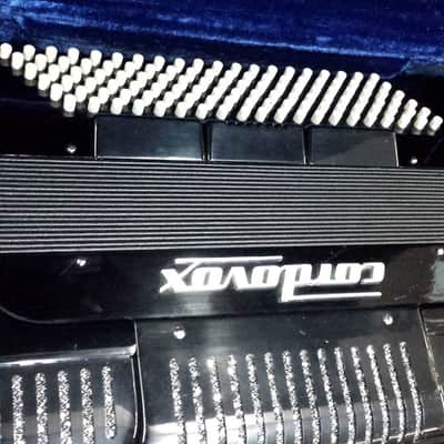 Cordovox Super V 5 Double Tone Chamber Accordian Jet Black w/Electronics image 13