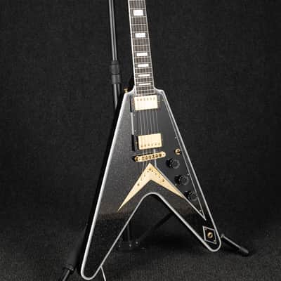 Gibson Custom Shop Flying V Custom - Ebony Sparkle image 7