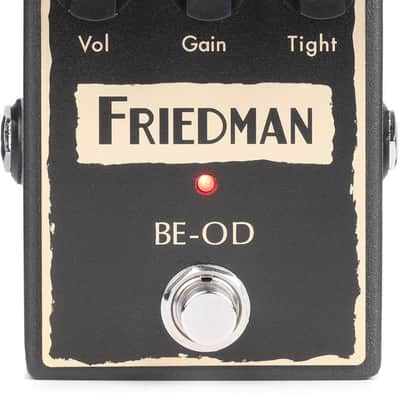 Friedman Amplification BE-OD Overdrive Guitar Effects Pedal image 1