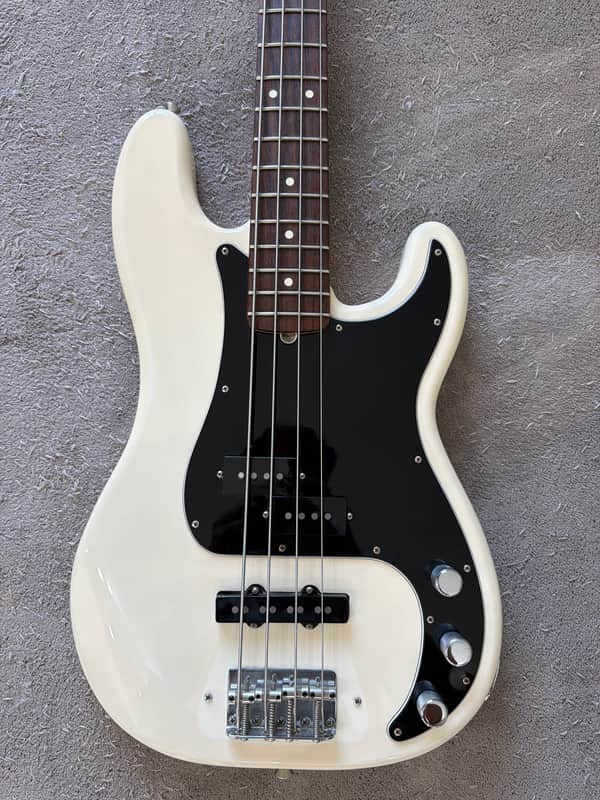Fender American Performer Precision Bass PJ USA 2019 Arctic White image 1